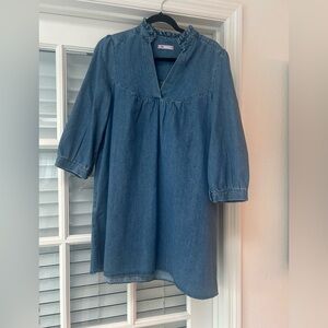 LALAVON SPRING  Denim Tunic Dress